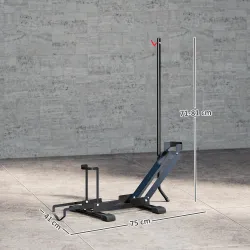 Soporte para Bicicletas de Acero Aparca Bicis de Suelo Plegable Portátil para Casa Garaje Taller 75x41x71-81 cm ... - Ogal.Es