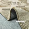 Alfombra Lavable en Lavadora Pelo Corto 170x120 cm Estilo Moderno Tapete para Sala de Estar Dormitorio Comedor C... - Ogal.Es