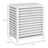 Cesta para la Colada de Bambú Capacidad de 55L Cesto para Ropa Sucia con 2 Asas y Bolsa Extraíble 50x36x60 cm Bl... - Ogal.Es