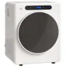 Secadora de Evacuación 3 KG 1000W Función Antiarrugas Función Esterilizar Temporizador Pantalla LED Táctil Blanco - Ogal.Es