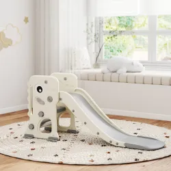 Tobogán Infantil con Diseño de Dinosaurio Canasta y Escalera para Niños de 2-5 Años para Interior 146x52x65 cm C... - Ogal.Es