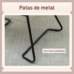 Butaca de Salón con Asiento Ancho y Acolchado Tapizado en Terciopelo Patas de Metal Sillón para Salón Marrón - Ogal.Es