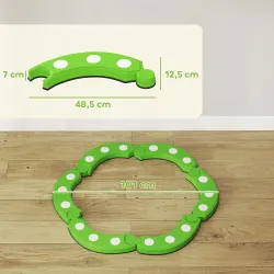 Tabla de Equilibrio para Niños de +3 Años con 6 Piedras de Equilibrio Puntos Táctiles para Interiores y Exterior... - Ogal.Es