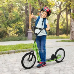 Patinete Infantil Patinete con 2 Ruedas Manillar Ajustable en Altura y Doble Freno Carga 100 kg 139x58x90-96 cm ... - Ogal.Es