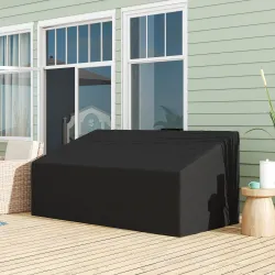 Funda para Banco de Jardín de 3-4 Plazas Tela Oxford 600D con Recubrimiento Impermeable para Terraza 218x111x63/... - Ogal.Es