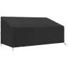 Funda para Banco de Jardín de 3-4 Plazas Tela Oxford 600D con Recubrimiento Impermeable para Terraza 218x111x63/... - Ogal.Es
