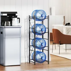 Soporte para Garrafones de Agua de 4 Niveles Estante de Almacenamiento para Botella de Agua para Cocina Comedor ... - Ogal.Es