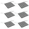 Juego de 6 Cojines para Sillas de Comedor 40x40 cm 6 Piezas Cojines para Sillas de Jardín Acolchados con Cintas ... - Ogal.Es