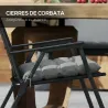 Juego de 6 Cojines para Sillas de Comedor 40x40 cm 6 Piezas Cojines para Sillas de Jardín Acolchados con Cintas ... - Ogal.Es