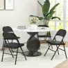 Juego de 4 Sillas Plegables Acolchadas con Respaldo y Estructura de Acero para Salón Comedor Cocina 45x46x78 cm ... - Ogal.Es