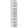 8 Cajas para Zapatos Apilables y Plegable con Puertas Transparentes hasta Talla 43 No Requiere Montaje Blanco - Ogal.Es
