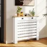 Cubre Radiadores de MDF con 2 Cajones Cubierta para Radiador para Salón Dormitorio Pasillo 111x19x95,5 cm Blanco - Ogal.Es