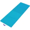 Colchoneta Gimnasia Plegable de 2 Pulgadas de Grosor con Asas de Transporte y Bolsa para Yoga Aeróbic Azul - Ogal.Es