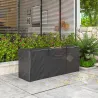 Bolsa de Almacenamiento para Cojines de Jardín Impermeable 720L Oxford Resistente con Asas 125x40x55cm Negro - Ogal.Es