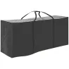 Bolsa de Almacenamiento para Cojines de Jardín Impermeable 720L Oxford Resistente con Asas 125x40x55cm Negro - Ogal.Es