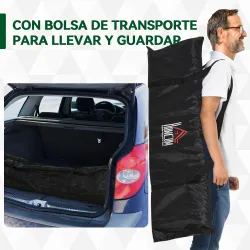 Porterías de Fútbol Plegables para Niños y Adultos con Bolsa de Transporte para Exterior Jardín Entrenamiento Negro - Ogal.Es