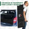 Porterías de Fútbol Plegables para Niños y Adultos con Bolsa de Transporte para Exterior Jardín Entrenamiento Negro - Ogal.Es