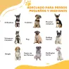 Barrera de Seguridad para Perros 74-100 cm con Extensión Montaje a Presión Doble Bloqueo para Puerta Escalera Bl... - Ogal.Es