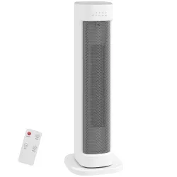 Calefactor Eléctrico Bajo Consumo 2000W con 3 Modos Termostato Regulable Protección contra Vuelcos y Sobrecalent... - Ogal.Es