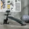 Banco de Musculación Plegable con Respaldo Regulable Extensión de Pierna Cojín de Predicador Banda 160x54x106 cm... - Ogal.Es
