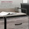 Cómoda con 6 Cajones Plegables Cajonera de Tela con Estructura de Acero Estilo Industrial 79x29x85 cm Gris - Ogal.Es