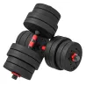 Juego de Mancuernas Ajustables 30 kg 4 en 1 con Barras Conexión y Mangos Antideslizantes para Gimnasio en Casa N... - Ogal.Es