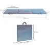 Colchoneta Gimnasia Plegable de Grosor 5 cm con Asas de Transporte para Yoga Aeróbic 180x60x5 cm Azul Degradado - Ogal.Es