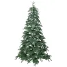 Árbol de Navidad Artificial 210 cm Ramas Realistas con Efecto Nieve Soporte de Acero Base Plegable Montaje Rápido - Ogal.Es