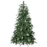 Árbol de Navidad Artificial 180 cm Ramas Realistas con Efecto Nieve Soporte de Acero Base Plegable Montaje Rápido - Ogal.Es