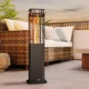 Estufa de Pellets 6.86 KW sin Electricidad con Tubo de Vidrio Base Antideslizante y Rejilla Metálica 26x26x95 cm... - Ogal.Es