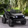 Coche Eléctrico para Niños de +3 Años Vehículo Todoterreno de Batería 12V con Control Remoto 100x65x72 cm Negro - Ogal.Es