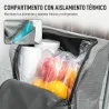 Carrito de Compra Plegable de 46 L Carro 3 en 1 con 6 Ruedas Bolsa Térmica y Asa Ajustable 44x58x100 cm Gris - Ogal.Es