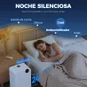 Deshumidificador 12L/día Depósito de Agua 2,1L Pantalla LED Temporizador 24 H Bloqueo Infantil hasta 12-25㎡ Blanco - Ogal.Es