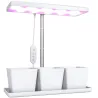 Luz de Crecimiento de Espectro Completo 30 LED Ajustable en Altura con Temporizador Automático 5 de Brillo y 3 C... - Ogal.Es