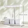Luz de Crecimiento de Espectro Completo 30 LED Ajustable en Altura con Temporizador Automático 5 de Brillo y 3 C... - Ogal.Es