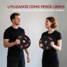 Juego de 2 Discos de Pesas Olímpicos de 15 kg Agujero 50 mm de Hierro Fundido para Entrenamiento de Fuerza Negro - Ogal.Es