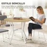 Mesa de Comedor Redonda para 2 Personas Mesa de Cocina Industrial Patas Curvadas de Acero 90x90x76 cm Natural y ... - Ogal.Es