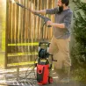 Hidrolimpiadora de Alta Presión 1800W con Accesorios Ángulo Ajustable y Parada Automática 30x27,5x76 cm Rojo y N... - Ogal.Es