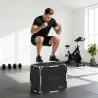Cajón Pliométrico de Madera 3 en 1 con 3 Alturas Diferentes Asas sin Esquinas Entrenamiento de Salto 61x51x41 cm - Ogal.Es