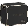 Cajón Pliométrico de Madera 3 en 1 con 3 Alturas Diferentes Asas sin Esquinas Entrenamiento de Salto 61x51x41 cm - Ogal.Es