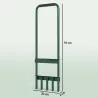Aireador de Césped Manual con 5 Púas Huecas Mango Antideslizante Herramienta de Perforación de Césped Verde Oscuro - Ogal.Es