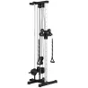 Máquina Polea Alta y Baja de Pared de Doble Polea Ajustable en 15 Posiciones Multifunción Lat Pulldown para Gimn... - Ogal.Es