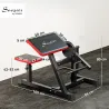 Máquina de Bíceps y Tríceps 2 en 1 Banco de Curl Predicador con Asiento y Apoyo de Codo Ajustables para Gimnasio... - Ogal.Es