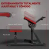 Máquina de Bíceps y Tríceps 2 en 1 Banco de Curl Predicador con Asiento y Apoyo de Codo Ajustables para Gimnasio... - Ogal.Es