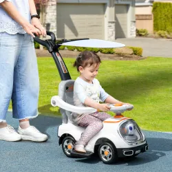 Correpasillos 3 en 1 para Niños 12-36 Meses con Espacio de Almacenaje Diseño de Robot con Ojos Luminosos Música ... - Ogal.Es
