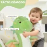 Caballito Balancín para Bebés de Peluche con Base de Madera con Sonido de Dragón para Niños 18-36 Meses Verde - Ogal.Es