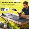 Cargador Solar Plegable 36W Panel Solar Portátil con Puertos USB-A y Tipo-C IP67 Superficie de ETFE para Teléfonos - Ogal.Es