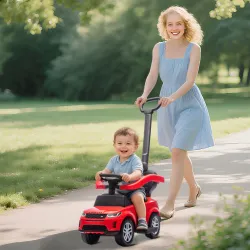 Correpasillos 2 en 1 para Niños de 18-36 Meses LAND ROVER DISCOVERY con Almacenaje Mango y Barandilla Extraíbles... - Ogal.Es
