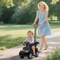 Correpasillos 2 en 1 para Niños de 18-36 Meses LAND ROVER DISCOVERY con Almacenaje Mango y Barandilla Extraíbles... - Ogal.Es