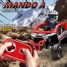 Coche Eléctrico para Niños 12V con Licencia Kawasaki Teryx KRX 1000 Control Remoto Suspensión Trasera Rojo - Ogal.Es